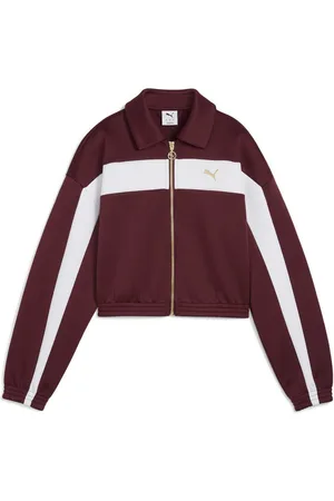 PUMA Trainingsjacke Relaxed Cropped Trainingsjacke Damen
