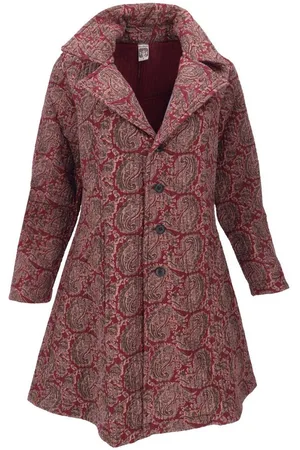 GURU-SHOP Langjacke Steppjacke, Kurzmantel, Boho Steppmantel -.. alternative Bekleidung - Verkäufer: