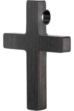 Firetti Kettenanhänger Schmuck Geschenk Carbon Halsschmuck Anhänger Kreuz, Made in Germany
