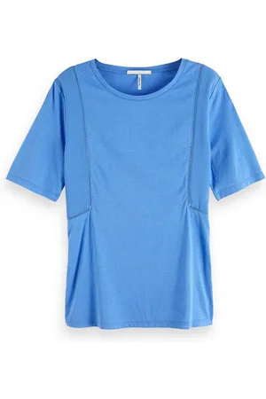 Scotch&Soda T-Shirt Damen Top Jersey Top With Woven Panels 150158 - Verkäufer: CORTEXPOWER