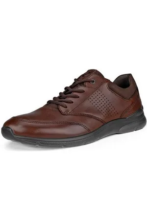 Ecco Irving Schnürschuh, Freizeitschuh, Halbschuh, Schnürschuh mit gepolstertem Schaftrand