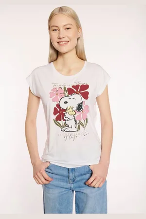 Hailys T-Shirt SS P TP Pe44ony mit Snoopy Print