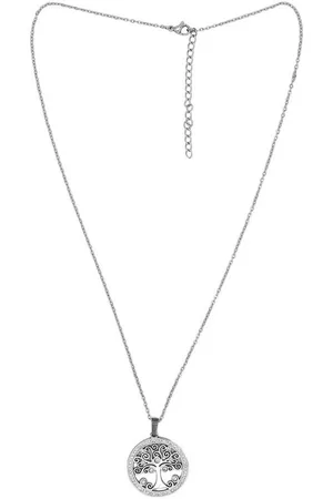 Alessandro Kette mit Anhänger Crystal Roots, mit symbolischem Lebensbaum Anhänger