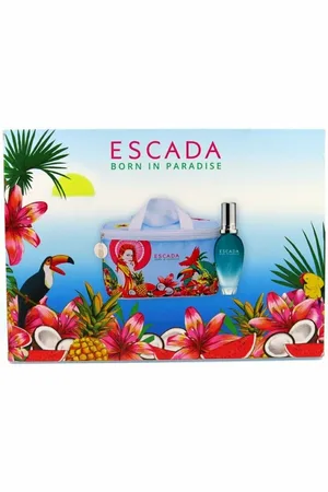 Escada Eau de Toilette Born In Paradise 30ml Eau De Toilette EdT Spray + Cosmetic Bag, 1-tlg. - Verkäufer: LIMDIX
