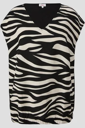 QS by s.Oliver Shirttop Ärmelloses Shirt mit V-Ausschnitt - Verkäufer: