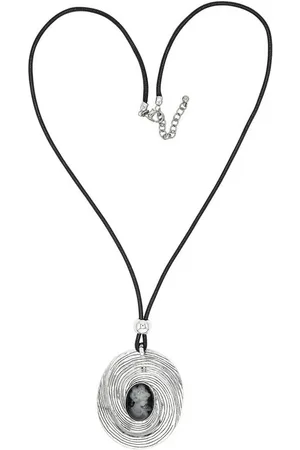 Alessandro Lange Kette Gemme Eleganze, mit großem Metallanhänger und Gemme