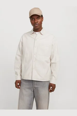 JACK & JONES Langarmhemd JJEURBAN EDGE OVERSHIRT LS SN mit Hemdkragen