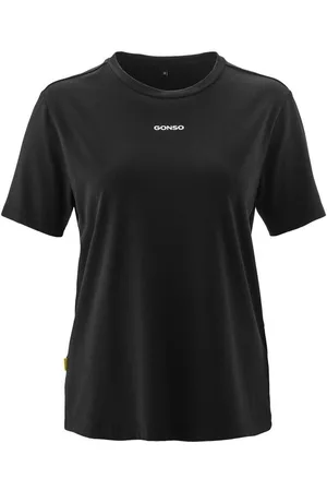 Gonso Rundhalsshirt Off‑Bike T-Shirt W Damen T-Shirt mit Logo, Off-Bike Shirt, Körpernahe Passform