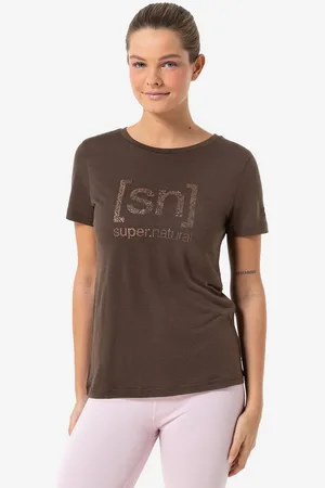 Supernatural T-Shirt für Damen, Merino ARABESQUE Muster Print, casual - Verkäufer: