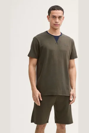 TOM TAILOR Pyjama Pyjama-Set mit Logo-Print und Kordelzug - Verkäufer: