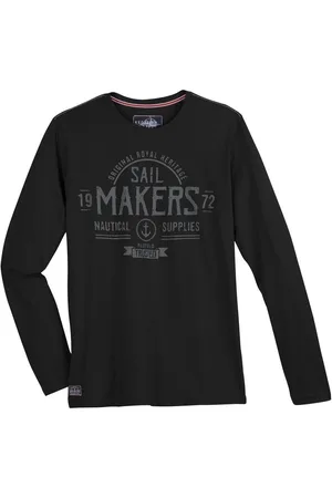 Redfield Langarmshirt XXL Langarmshirt Frontprint Makers - Verkäufer: bigtex