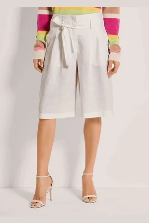 Madeleine Shorts Highwaist-Bermudas aus Leinen - Verkäufer: Premio Fashion GmbH