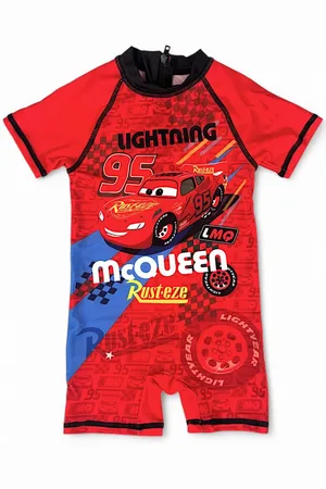 Disney Badeanzug Lightning McQueen Jungen Schwimmanzug UV50+ Schutzanzug Gr.86 -116 cm - Verkäufer: Starkids Licensed Brands and more