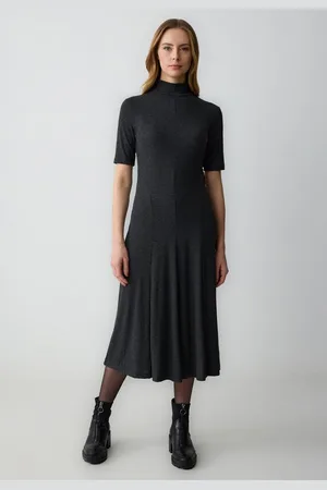 Jimmy Key Midikleid Midikleid Mit Leopardenmuster Und Zweireihigem Kragen - Verkäufer: