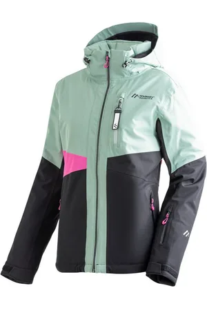 Maier Sports Skijacke Vidra Damen Winterjacke, wind/wasserdicht, 3 RV-Taschen und Kapuze