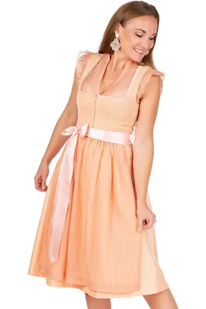 MARJO Dirndl Cord Dirndl 2tlg. - HOFSTETTEN - peach - Verkäufer: Alpenwahnsinn Tracht & Lifestyle