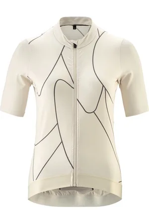 Gonso Radtrikot Road Jersey Print W Damen Fahrradtrikot kurzarm, Full-Zip Trikot, Rückentasche, Slim Fit