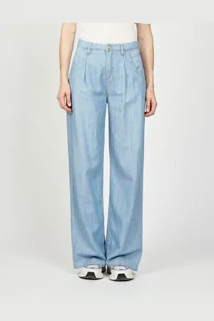 Gang Weite Jeans 94SILVIA WIDE mit Bundfalten vorn