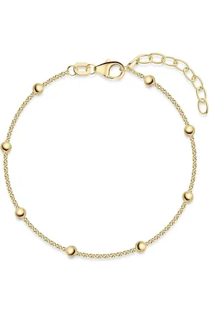 Materia Armband Kugelarmband vergoldet SA-88-Gold, 925 Sterling Silber, größenverstellbar - Verkäufer: Schmuck