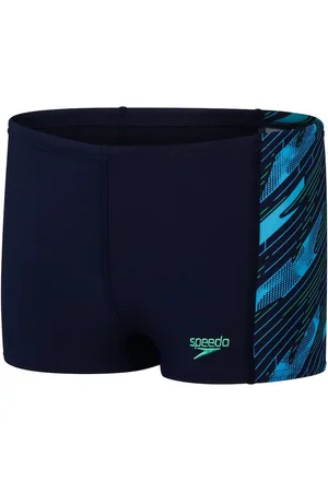 Speedo Badehose Boys HyperBoom Panel Aquashort TRUE NAVY / HARLEQUIN GRE - Verkäufer: gue-sport