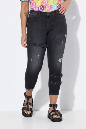 Angel of Style Röhrenjeans PushUp-Jeans Zierschnallen 5-Pocket - Verkäufer: Popken Fashion Group