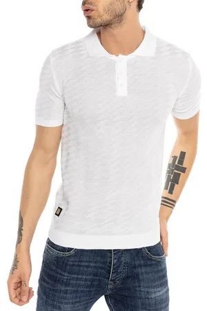 Redbridge Poloshirt mit Strukturmuster Stilvolles Kurzarm-Shirt - Verkäufer: ChillDeal