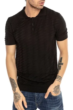 Redbridge Poloshirt mit Strukturmuster Stilvolles Kurzarm-Shirt - Verkäufer: ChillDeal