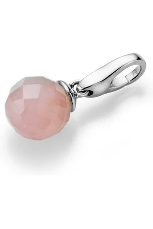 Giorgio Martello Charm Kugel Rosenquarz Kugel mit Symbolkraft, Silber 925