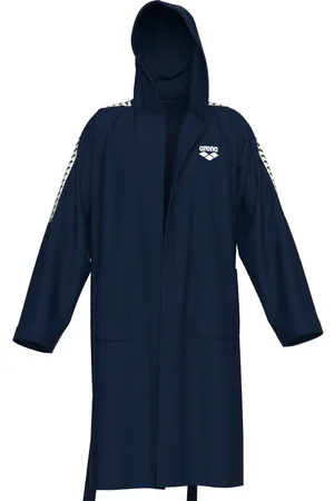 Arena Bademantel Unisex Bademantel TEAM STRIPE 009029, Standardgröße, Baumwolle, Ohne Verschluss - Verkäufer: CORTEXPOWER