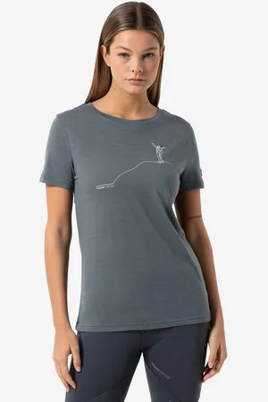 Supernatural Print-Shirt Merino T-Shirt W GIPFELGLÜCK TEE wärmender Merino-Materialmix - Verkäufer: