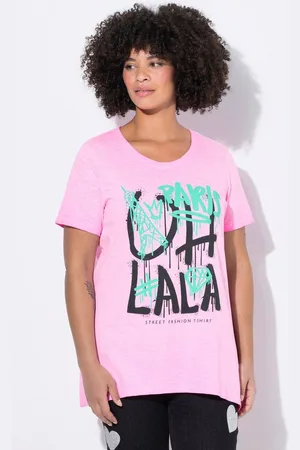 Angel of Style T-Shirt T-Shirt oversized mit Paris Graffitti-Schriftzug - Verkäufer: Popken Fashion Group