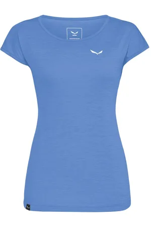 Salewa Funktionsshirt PUEZ MELANGE DRY W S/S TEE MORNING BLUE MELANGE - Verkäufer: Intersport Reill