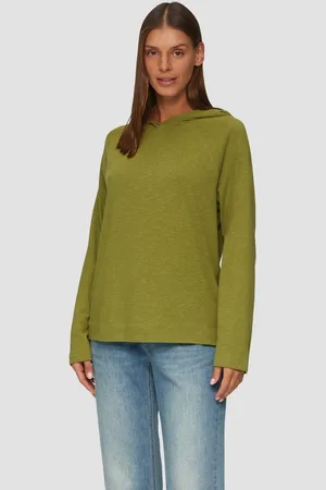 QS by s.Oliver Langarmshirt Weiches Jerseyshirt mit Flammgarnstruktur - Verkäufer: