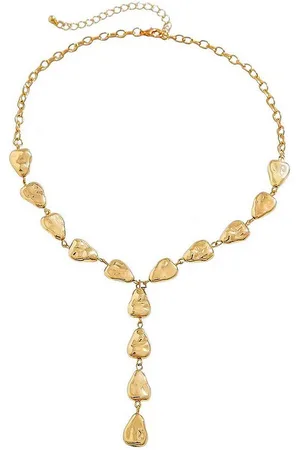 Karma Y-Kette Halskette Gold od. Silber Damenkette Kette Damenhalskette Damenschmuck (modern, Damen Frauen Silberkette Goldkette), Geschenk für Sie Schmuck - Verkäufer: Sanixa