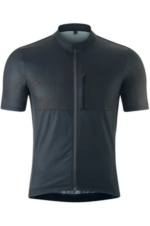 Gonso Radtrikot PRESEGNO Herren Radshirt kurzarm, atmungsaktives Fahrradtrikot mit Rückentasche