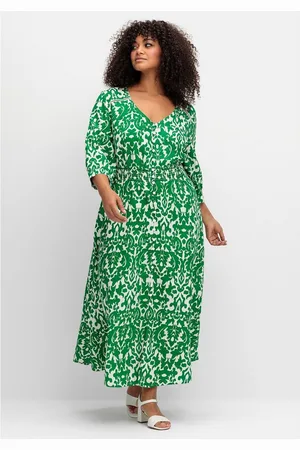 Joe Browns Druckkleid Große Größen mit Punkteprint und gesmokter Taille