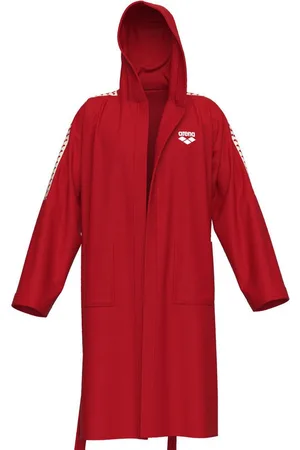 Arena Bademantel Unisex Bademantel TEAM STRIPE 009029, Standardgröße, Baumwolle, Ohne Verschluss - Verkäufer: CORTEXPOWER