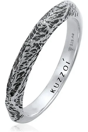 Kuzzoi Silberring Herren Bandring Schmal Used Vintage 925 Silber - Verkäufer: JULIE & GRACE GmbH