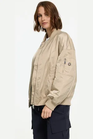 Manisa Blouson mit überschnittenen Schultern