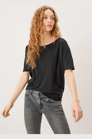 QS by s.Oliver Kurzarmshirt Jerseyshirt aus Baumwollmix - Verkäufer: s.Oliver