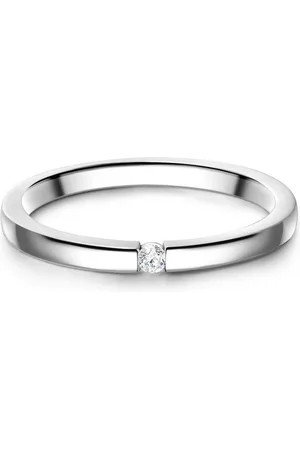 Glanzstücke Solitärring GSM394 (1-tlg), aus Sterling Silber