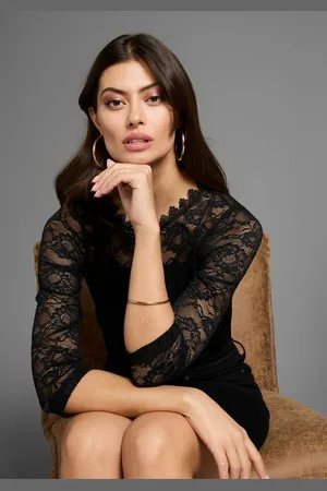 Laura Scott Spitzenshirt mit 3/4 Ärmeln - NEUE KOLLEKTION
