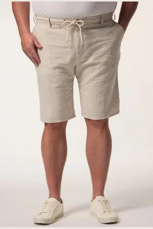 Men Plus Bermudas Men+ Leinenmix-Bermuda Relaxed Fit Elastikbund - Verkäufer: Popken Fashion Group