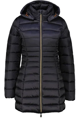 save the duck Steppjacke Damen Steppjacke lang REESE mit Kapuze Slim Fit (1-St) - Verkäufer: engelhorn