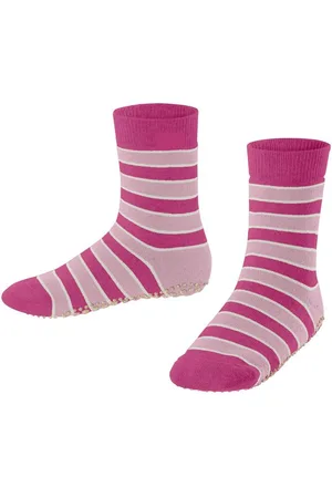 Falke Haussocken Simple Stripes (1-Paar) mit rutschhemmendem Noppendruck - Verkäufer: