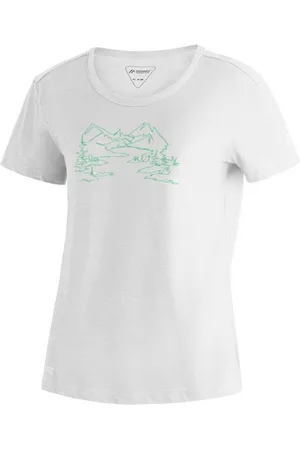 Maier Sports T-Shirt Thuja W Damen Funktionsshirt, Freizeitshirt mit Aufdruck, Regular Fit