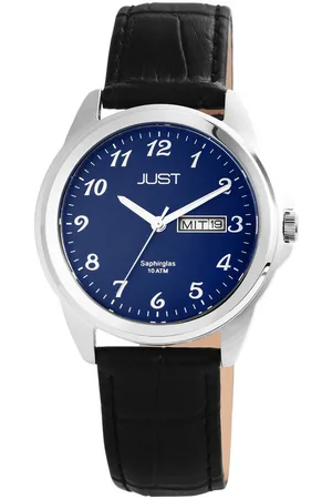 Just Watches Quarzuhr Garrick Just Herrenuhr mit Echtlederarmband, Saphirglas, 10 Bar - Verkäufer: Shaghafi GmbH