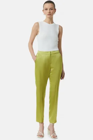 Comma, 7/8-Hose Cigarette-Pants aus Satin in Ankle-Länge - Verkäufer: s.Oliver