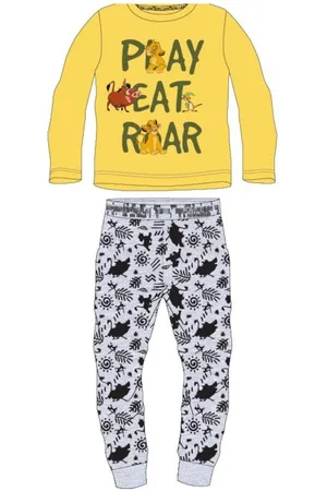 Disney Pyjama Langer Pyjama "Play - Eat - Roar", König der Löwen, Größen 98-128 (Set, 2 tlg) - Verkäufer: kaufhaus-chemnitz