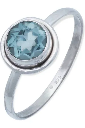 mantraroma Silberring HULETTI aus 925 Silber mit Topas (Ring mit Schmuckbeutel), Damenring aus 925er Silber - Verkäufer: